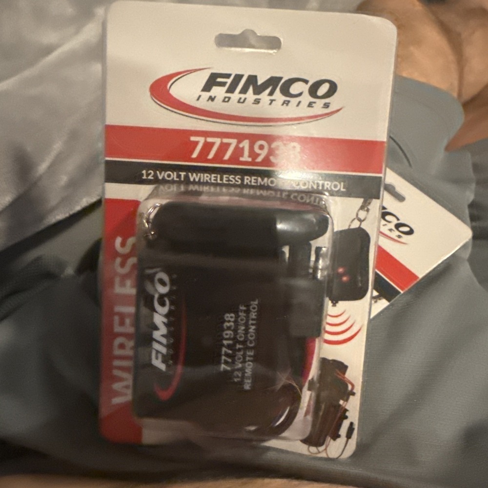 FIMCO 12 Volt On/Off Wireless Remote Control 250 Foot Range 7771938 ***SEALED***